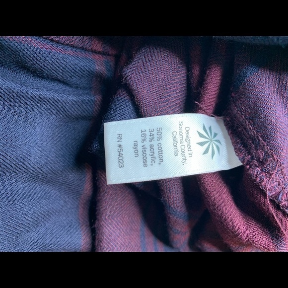 Athleta Trail to Town Plaid Button Down Tunic - Picture 7 of 7